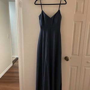 Devin Convertible Dress - Slate Blue